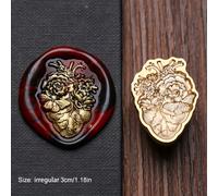 TEMU Sello de cera de la serie Halloween | Cabeza de sello en relieve de calabaza, fantasma, bruja para decoración de sello de sobre de tarjeta de , 2024, material de metal