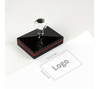 TEMU Sellos Personalizados con Foto - Sello Grande Cuadrado para Bolsas de Papel, Libros, Brochuras, Bolsos - tu Diseño, Tinta Duradera Resistente a Químicos para Marca Profesional y Regalos