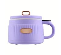 TEMU SENBOWE Olla Eléctrica Portátil Mini con Enchufe EU, 1.6L para Cocinar en Dormitorios, Control Táctil Inteligente, , Ideal para Hacer Sopa, Arroz, Avena y Fondue