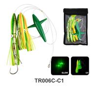 TEMU Señuelos grandes de para , para marlin, atún, , tiburón y pesca de gran juego en profundas, incluyendo una bolsa de red.