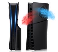 TEMU Separada para PS5 Slim Edición Disco, Placas Separadas PS5 Slim Redefinición con Ventilación de Enfriamiento, Anti-Rayas, Carcasa Premium ABS, Cubierta de Placas