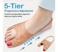 TEMU Separador de Dedos Grande y Pequeño con Correa Ajustable, Separador de y Pequeño con Función de Ajuste Progresivo, Soporte para