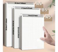 TEMU Serie de Cuadernos A5 B5 A4 con 120 Hojas, Cubierta de PP y , Diario para
