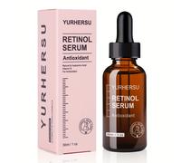 TEMU Serum de retinol 2.0, facial con fórmula , cuidado facial , hidratante y , tono beige con ácido hialurónico, un solo serum marrón.