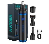 TEMU Set Azul Y Cuidado: Afeitadora, Recortadora de Nasal, Recortadora de Cejas y para Patillas Todo en Uno, Multifuncional, Carga USB, una Opción para Usar, Uso Personal o para Regalar