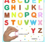 TEMU Set de 1000 Stickers Autoadhesivas de Espuma con Alfabeto para Manualidades, Perfectas para Proyectos, Celebraciones de y Decoraciones de