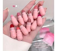 TEMU Set de 12 labiales y de uso en color - 12 , para los de piel , mini labial y portátil combinado, empaque en de regalo - una opción ideal para principiantes y para maquillaje