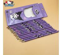 TEMU Set de 12 lápices premium de Sanrio - Lápices de madera para dibujar y con un tema de dibujos animados para , perfectos para regalos de o festivos, materiales para dibujar y hacer