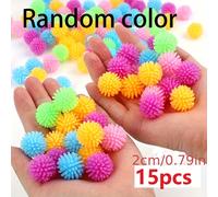TEMU Set de 15 Bolas de Masaje Pequeñas con Diseño de Erizo Colorido, Ideal para Yoga y Relajación de Pies y Cuerpo, Perfectas como Regalos para Adultos en Diferentes Ocasiones