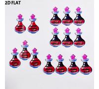 TEMU Set de 15 fichas de pociones de curación 2D acrílicas, adiciones para Dungeons & Dragons, 5ª edición