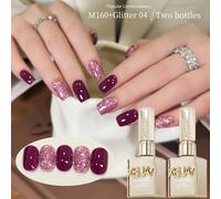 TEMU Set de 2 esmaltes de uñas en gel de 15 ml, kits de esmalte de gel semipermanente, todo para kit de manicura, LED, vernis, nail art, regalo para salón en casa para mujeres