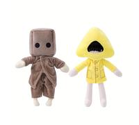 TEMU Set de 2 peluches en juegos de de terror, perfectos como regalo temático de dibujos animados para fans, ideales para fiestas y .