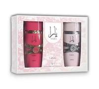 TEMU Set de 2 Perfumes - Yara Rosa 50 ml + Yara Candy 50 ml, Eau De Parfum Femenino Árabe Original, Dulces y Elegantes de Larga Duración, Ideal para Regalo o Uso Diario