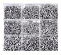 TEMU Set de 20/45 piezas de joyería para piercing de acero inoxidable/polipropileno/acrílico que barretas de lengua, piercings de cejas, aros na y piercings de labios.