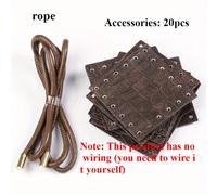 TEMU Set de 21 piezas, una de 2.87 pulgadas, hechas de cuero sintético con diseños perforados. ¡ para entusiastas! Fácil para principiantes. por la , para hacer carteras, bricolaje de carteras