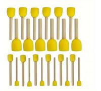 TEMU Set de 24 Pinceles de Esponja para Graffiti y Pintura, con Sellos Redondos de Hongo y Palitos de Esponja, Ideal para Proyectos de Dibujo y Pintura Artística