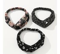 TEMU Set de 3 diademas vintage florales con bordado de margaritas, un accesorio elegante para mujer