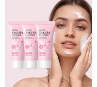 TEMU Set de 3 Limpiadores LAIKOU Japan Sakura, 20ml uno, Adecuados para una Limpieza para Todo Tipo de Piel, Perfectos como Regalo para Navidad, , Año y San Valentín