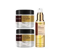 TEMU Set de 3 Mascarillas Capilares de Colágeno y de Aceite de Argán Marroquí - Cuidado Profundo, para Todo Tipo de Cabello, Hidratante, un Set de Cuidado Capilar para , Verano, Otoño e Invierno