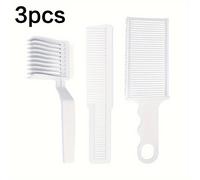 TEMU Set de 3 Peines para Fade, Peine de Posicionamiento Profesional, Peine para Cortar el Cabello, Peine Resistente al y Peine para Clipper
