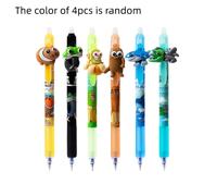 TEMU Set de 4 Adorables Bolígrafos de Gel en Estilo con Punta de 0.5mm para una Escritura Sin - Un Pequeño Regalo para Iniciar el Año Escolar - Ideal para Regalar a Celebraciones.