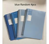 TEMU Set de 4 cuadernos A5 en de azul degradado - Ideal para de oficina - Adecuado para y profesionales - Para notas y organizar - regalo para