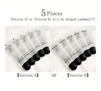 TEMU Set de 5 Labiales Transparentes de Larga Duración, Fórmula No Pegajosa y Aceite Labial Hidratante Transparente para Labios Agrietados, Aceite Labial de , Aceite para Labios