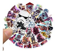 TEMU Set de 50 stickers de Star Wars | Stickers divertidos, material de PVC adecuado para teléfonos, laptops, maletas y patinetas - para regalos y fiestas de