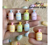 TEMU Set de 6 adornos de de gel de ducha y champú, añadidos para modelos en miniatura de casa de muñecas