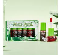 TEMU Set de 6 Labial de Aloe Vera, Gloss Labial y Lápiz Labial