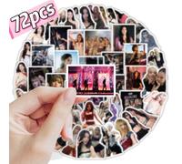TEMU Set de 72 stickers BL-INK Tour | icónicas de grupos de chicas en varios colores, ideal para proyectos, decoración de tablets y fundas de teléfono, para colección y regalo, de papel