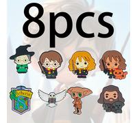 TEMU Set de 8 Imanes de Harry Potter - Adhesivos Decorativos Kawaii para Nevera, Oficina y Cocina - Regalo para Halloween, Navidad, Acción de Gracias, y Más