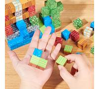 TEMU Set de Bloques de Construcción Magnéticos de 30/50/100 piezas con un 3D, , Cactus, y Arcas - Bloques con Base Magnética