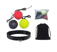 TEMU Set de Bolas - 4 Bolas Plus 2 Diademas Ajustables, Ideal Para, Cronometraje, Precisión, Concentración y Entrenamiento de la Coordinación -Ojo para Boxeo, MMA y Krav Mega