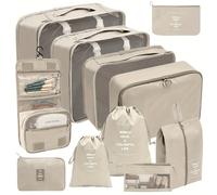 TEMU Set de bolsas de almacenamiento de viaje plegables para artículos de , cosméticos, ropa, zapatos y dispositivos digitales, bolsa de viaje con cordón.