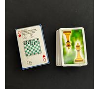 TEMU Set de Cartas de para de Ajedrez Internacional - Guía Completa para el Juego, Regalo para al Ajedrez, Cartas Coleccionables de Entretenimiento para Fiestas con Material de Papel Premium