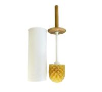 TEMU Set de Cepillo y Soporte para Inodoro - Elegante Cepillo de Baño con Base , Cepillo Limpiador de Inodoro de Plástico Duradero con Mango, Kit de Limpieza de Baño para Hogar, Oficina
