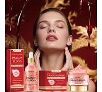 TEMU Set de Cuidado de la Piel Sangre de y Hongos | Crema Hidratante y Reafirmante, Ácido Hialurónico, para Todo Tipo de Piel, Cuidado