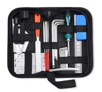 TEMU Set de Cuidado para Guitarra Todo en Uno - Enrollador de Cuerdas, Cortador, Removedor de , Nivelador de Trastes y Lima para Reparaciones y