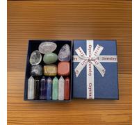 TEMU Set de de Regalo de Piedras Naturales de 14 piezas, , Puntos Terminales Sencillos, Guijarros Irregulares, , , , Regalo para de San Valentín, Día de la , de Regalo Festiva