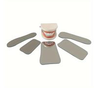 TEMU Set de espejos de vidrio de cara para fotografía, ideal para intraorales, disponible en diferentes tamaños