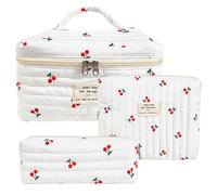 TEMU Set de Neceser de Maquillaje Puro y Moderno con Diseño de y Forma de , para Mujeres y Niñas como Bolso de Viaje para Cosméticos o Regalo