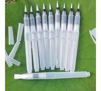 TEMU Set de pinceles de agua, set de pluma estilográfica con pinceles de nailon de calidad, puntas y puntiagudas adecuadas para varios como pintar, dibujar y colorear, en un paquete .