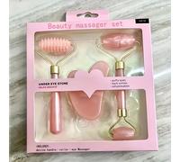 TEMU Set de Rodillos de , Masajeador Facial de y Herramienta Gua Sha para el Cuerpo, Barra de Belleza Facial Artificial de Jade de , Masajeador Manual, Adecuado para Usar en .