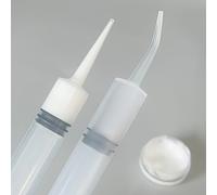 TEMU Set de viaje de plástico de 2 piezas con y tapón - Dispensador portátil de cosméticos y cuidado de la piel para loción, champú, acondicionador, gel de baño - Organizador de viaje compacto