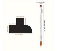 TEMU Set de y Estilismo para Barba de Hombre: Cinta de Precisión para Recortar, Guía de la y Lápiz para Delinear - Sin Perfume, Reutilizable, para y