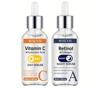 TEMU SEYH Set de Serum Hidratante + Retinol , 2 unidades, Niacinamida + Aloe Vera + Colágeno, el Tono de la Piel, e Sin Grasosidad, El de Arrugas, Hidrata la Piel