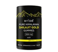 TEMU Shilajit 60 Piezas de Caramelo Suave - Caramelo Suave Dorado de Shilajit Puro del Himalaya