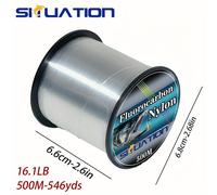 TEMU SIIUATIONA 500 Metros/546 Yardas Hilo de Pesca de Nylon que de Color, con Resistencia y Resistencia a la Abrasión - Ideal para la Pesca en Agua , de Material Leon Duradero de Calidad