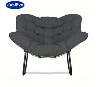 TEMU Silla de Especializada | Ergonómica, Estructura de Acero al Carbono, Color Mezclado, Extremos Barnizados, Estilo de Respaldo de Eje, Reclinable Manual, Accesorio - JUSTEVO